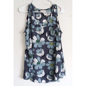 LOFT Floral Sleeveless Top - Size Medium